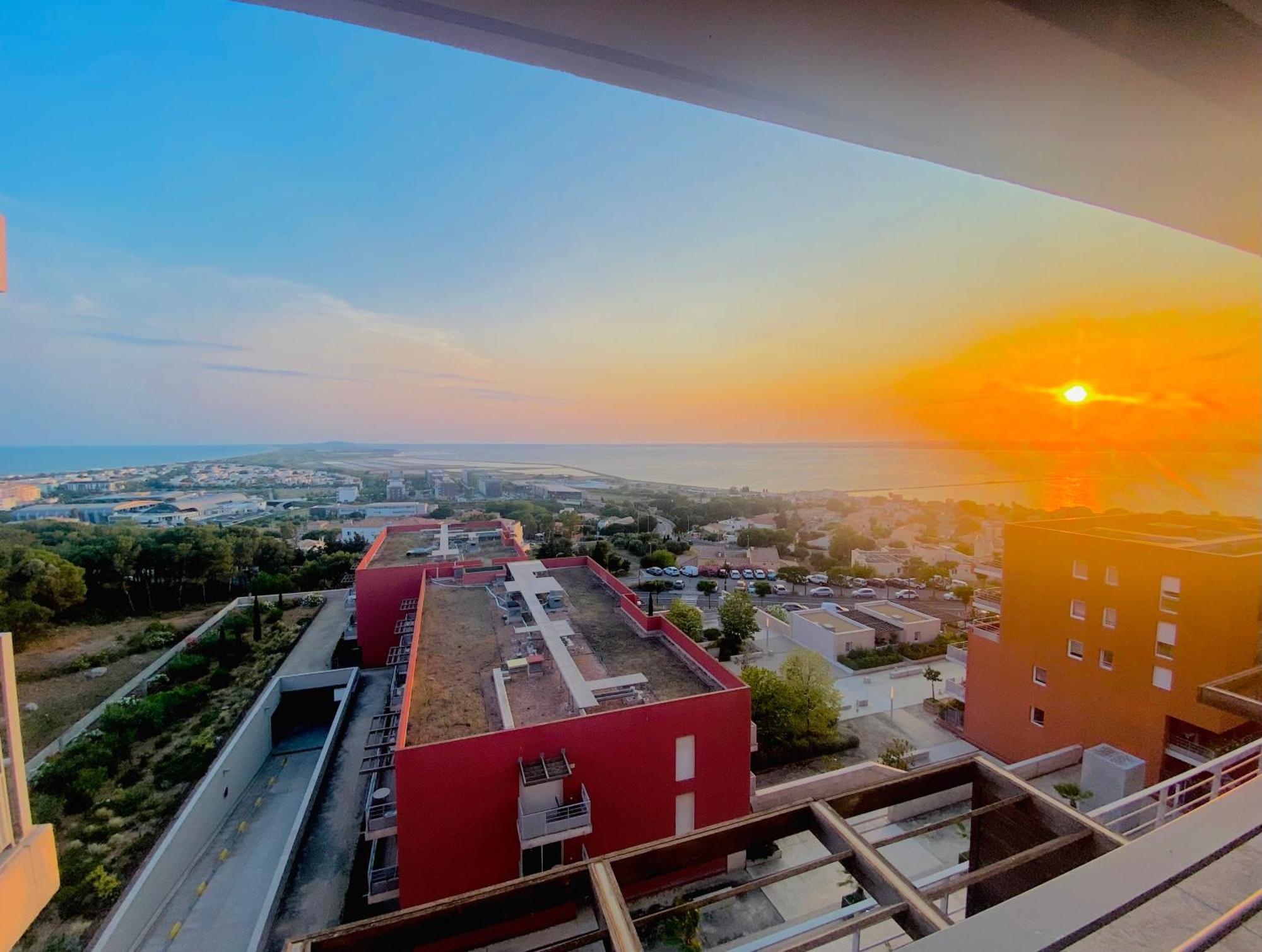 塞特港Luxueux T3 Piscine Et Vue Somptueuse公寓 外观 照片